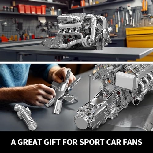 V8 Twin-Turbo Engine (10168) - Battery and Motor