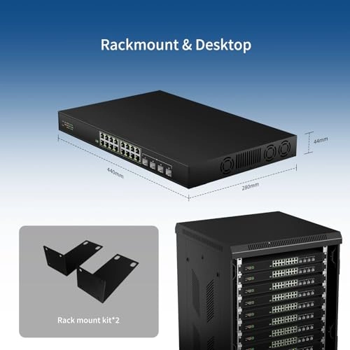 16 Ports 2.5G Switch 20-Ports
