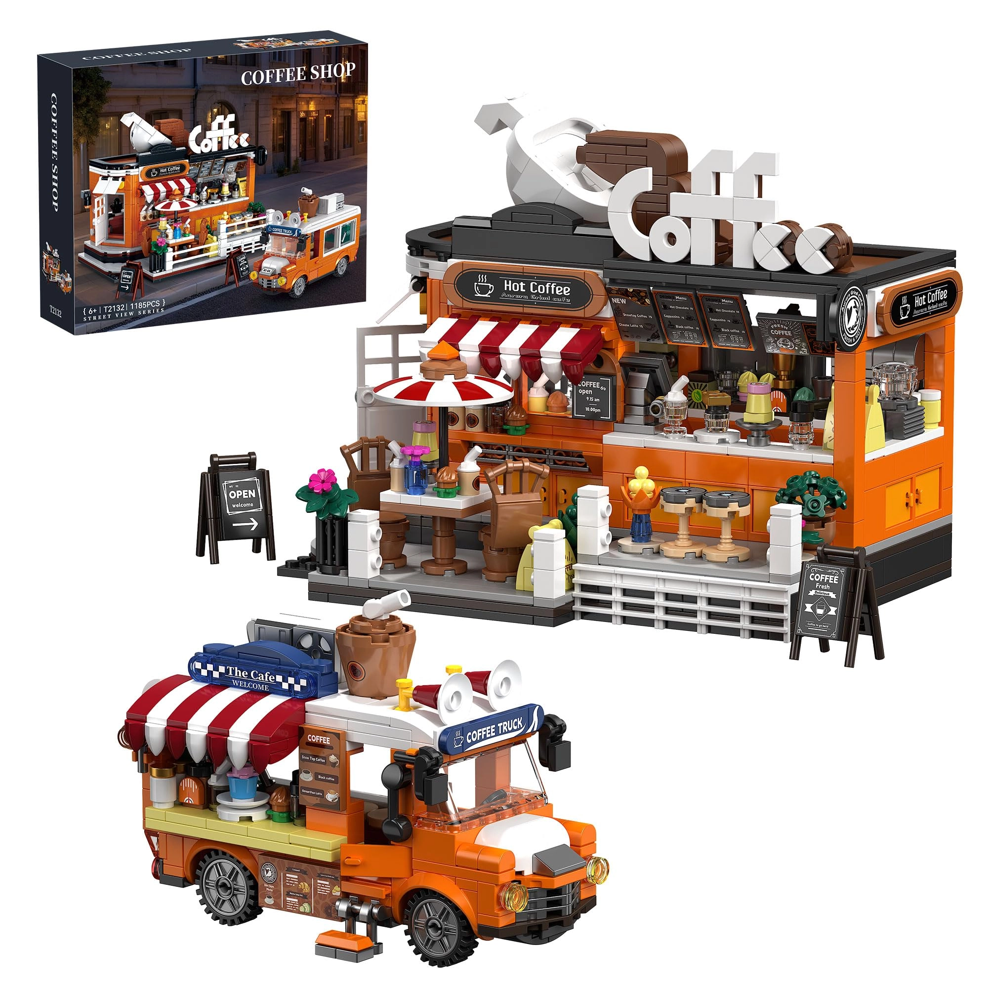 Shantou Taigaole Technology Co. , Ltd. City Coffee House Building Set - 1185 pcs