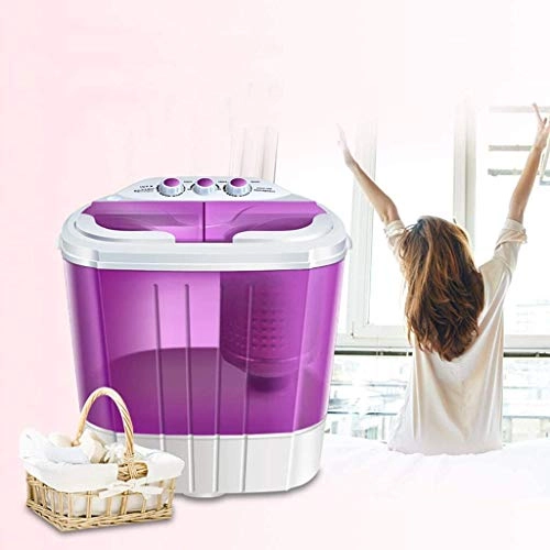 PYXZQW Mini Portable Double-Tube Washing Machine Elution Dual-Use with Timing Control Washing capacity: 4.0KG