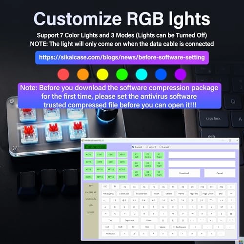 Mini Programmable Keyboard - Wired