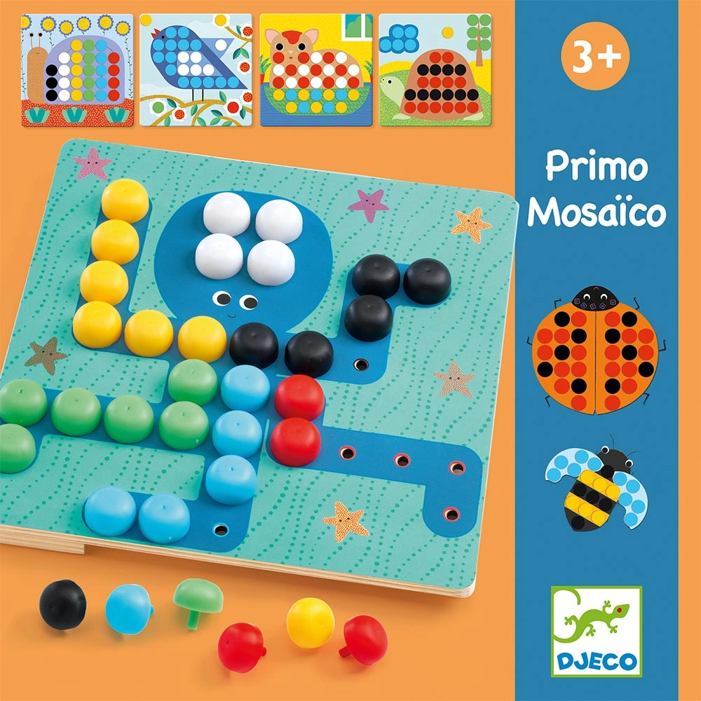 Primo Mosaic Game - animal 120 pieces