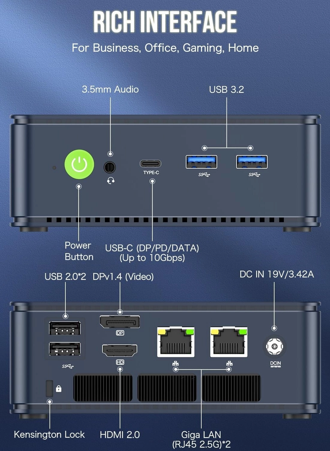 NucBox M5 Plus - 1TB 32GB 5825U