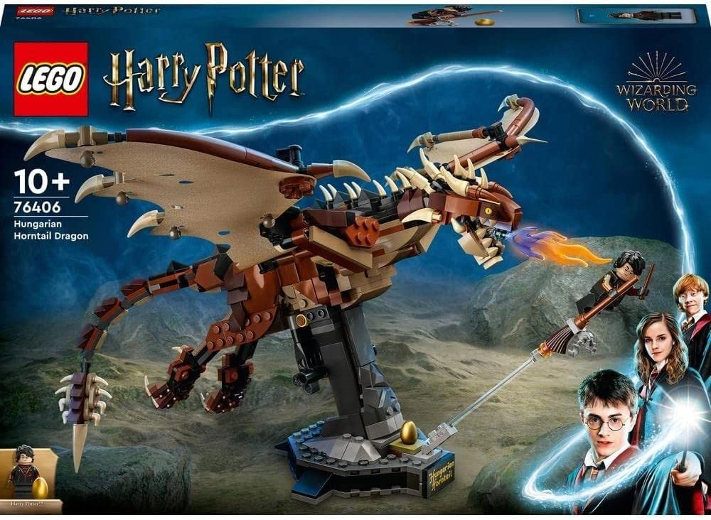 Harry Potter Hungarian Horntail Dragon (76406) - with Minifigure 40 cm wingspan