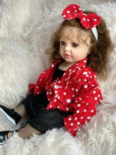 Betty Reborn baby Doll - 22inch 55Cm Silicone Rooted Hair