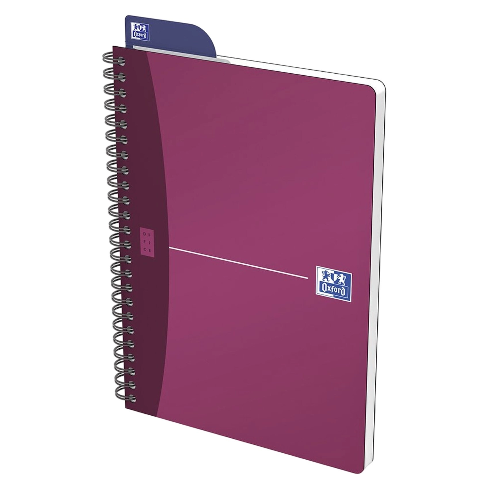 Optik Wired Notebook A4 Spiral - 180 Pages