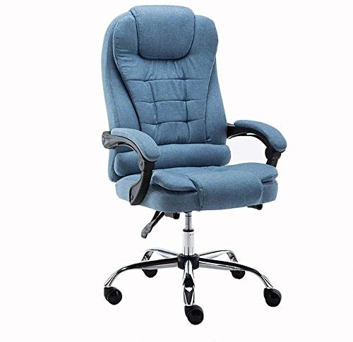 Desk Chair - PU Leather Brown High Back