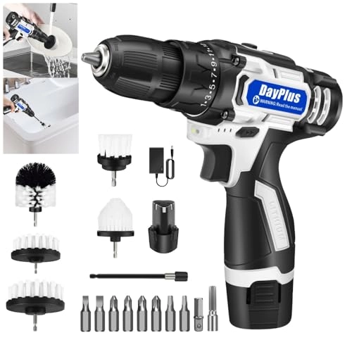 Cordless Drill Brush Set - 1500MAH