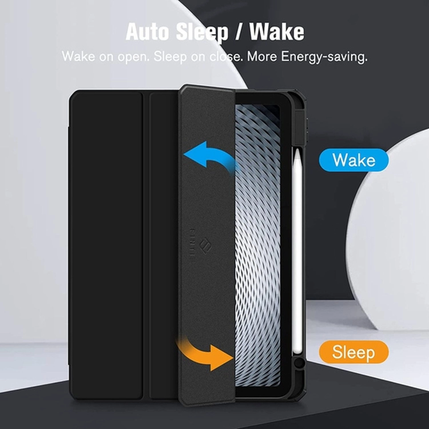 Magnetic Case with Screen Protector for iPad 10.9-inch