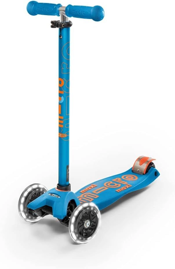 Maxi Deluxe 3-Wheel Kick Scooter – 120/80 mm LED