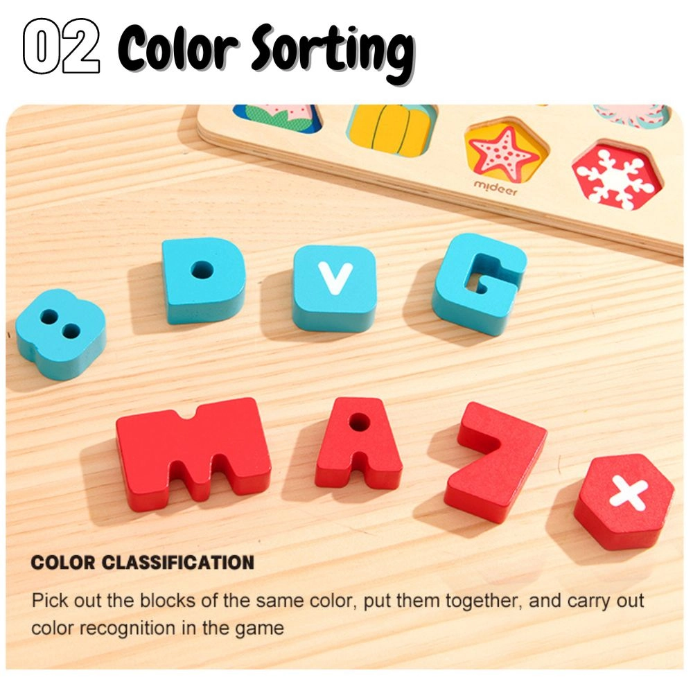 Wooden Number Board - 18 Months