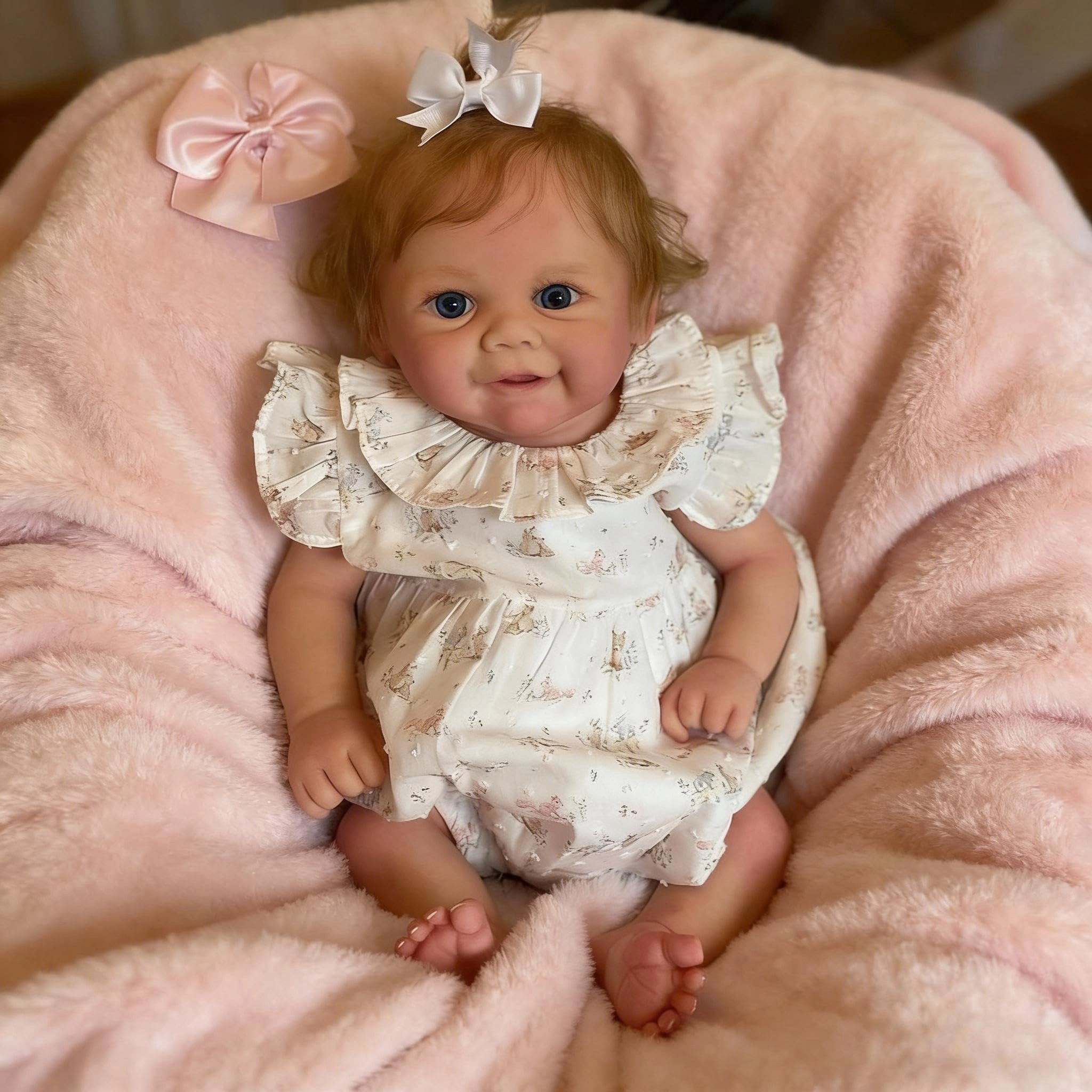 Reborn Baby Doll - 19 Inch Silicone Girl Ages 3+