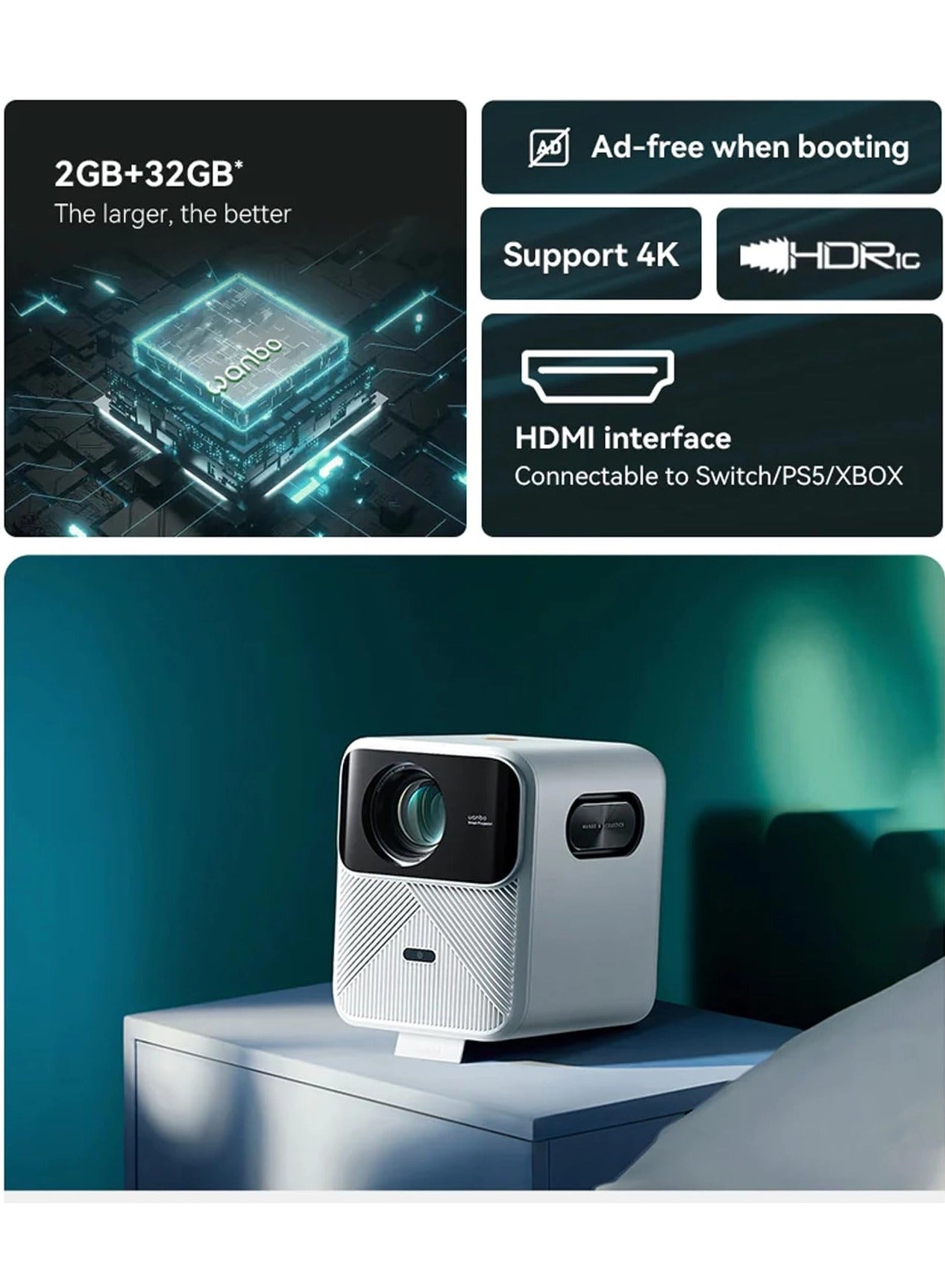 Mozart1 900 ANSI lumens 1080P