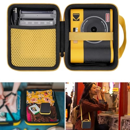 Hard Travel Case Replacement for KODAK Mini Shot 3 ERA / Mini Shot 3 Retro 4PASS 2-in-1 Instant Camera and Photo Printer - 16.99 x 13.39 x 8.69 cm KODAK Mini Shot 3 Retro 4PASS 2-in-1