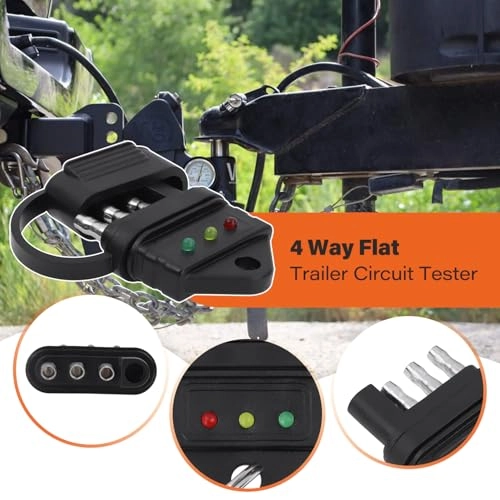 4 Way Flat Trailer Circuit Tester
