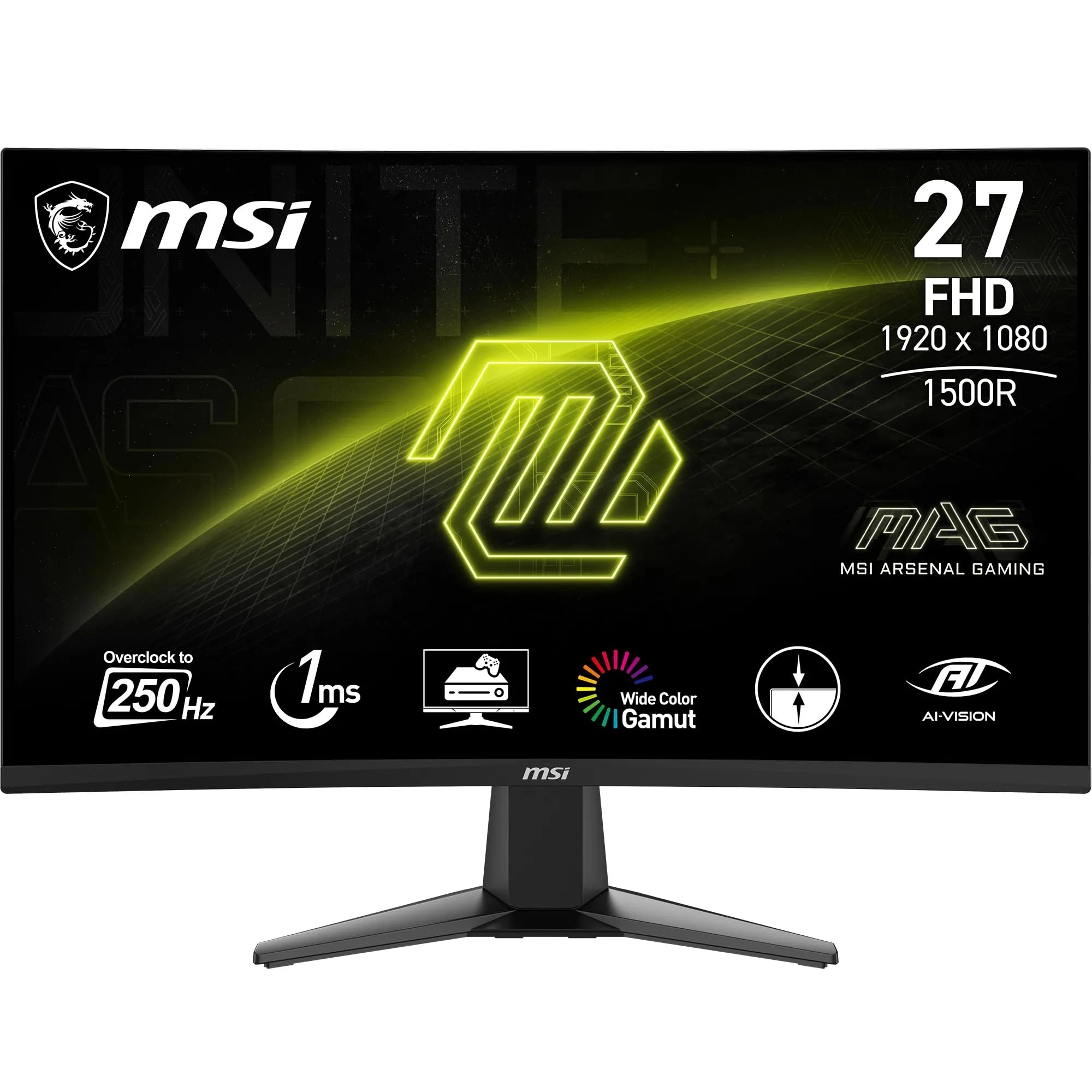 MSI MAG 27C6X - 1920 x 1080 27 Inches