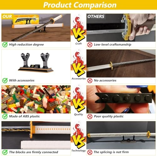 Zenitsu Sword - 38.8in Cosplay Scabbard and Stand