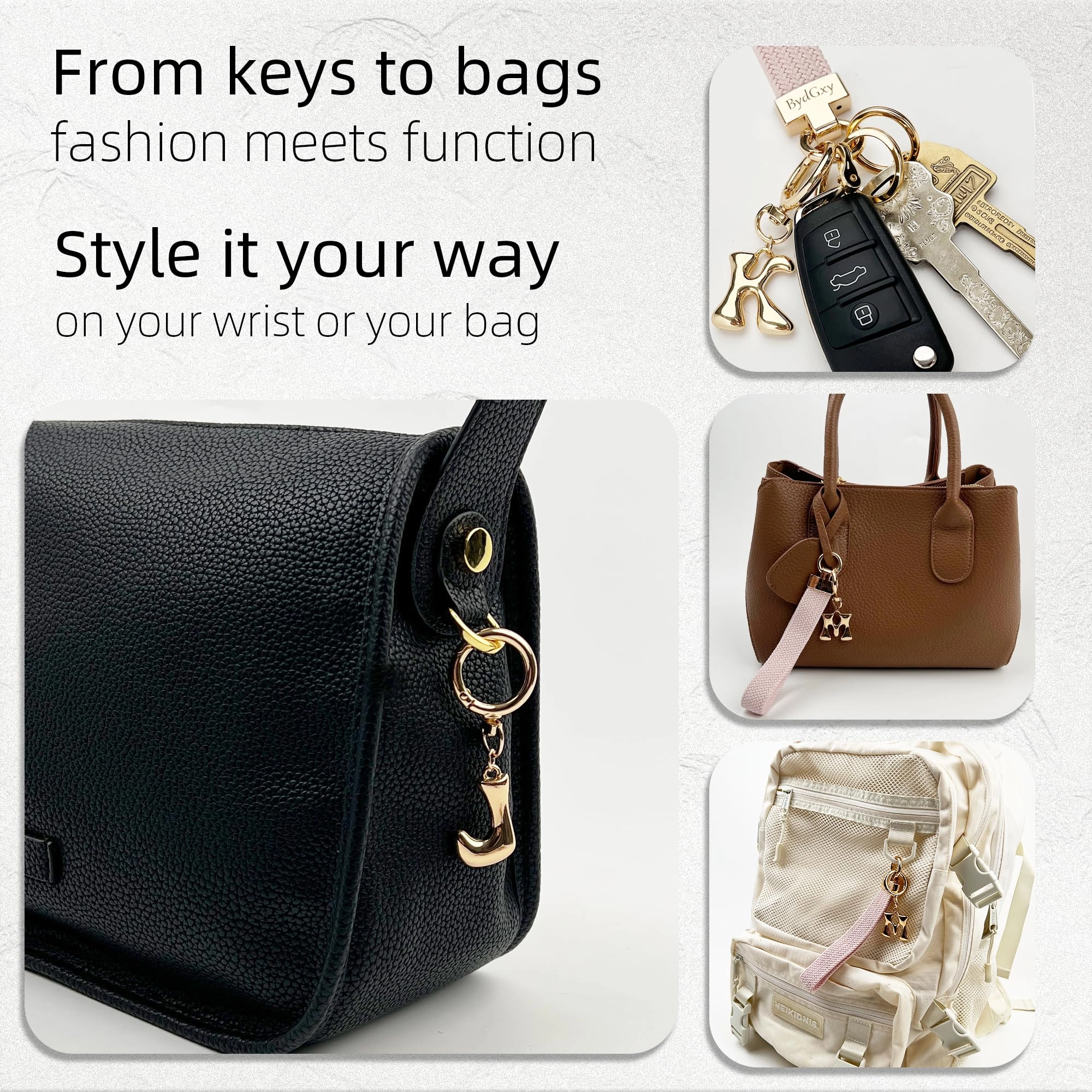 Initial Keychain - Letter