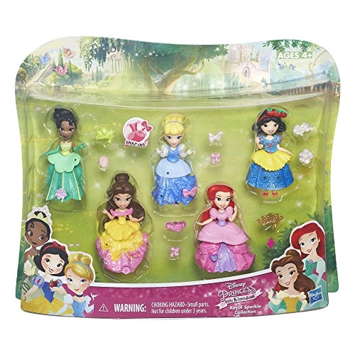 Cinderella + Tiana + Snow White + Belle + Ariel - Cartoon - 5 pcs (B5347)