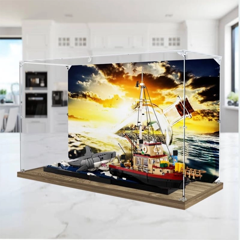 Clear Acrylic Display Case - Lego