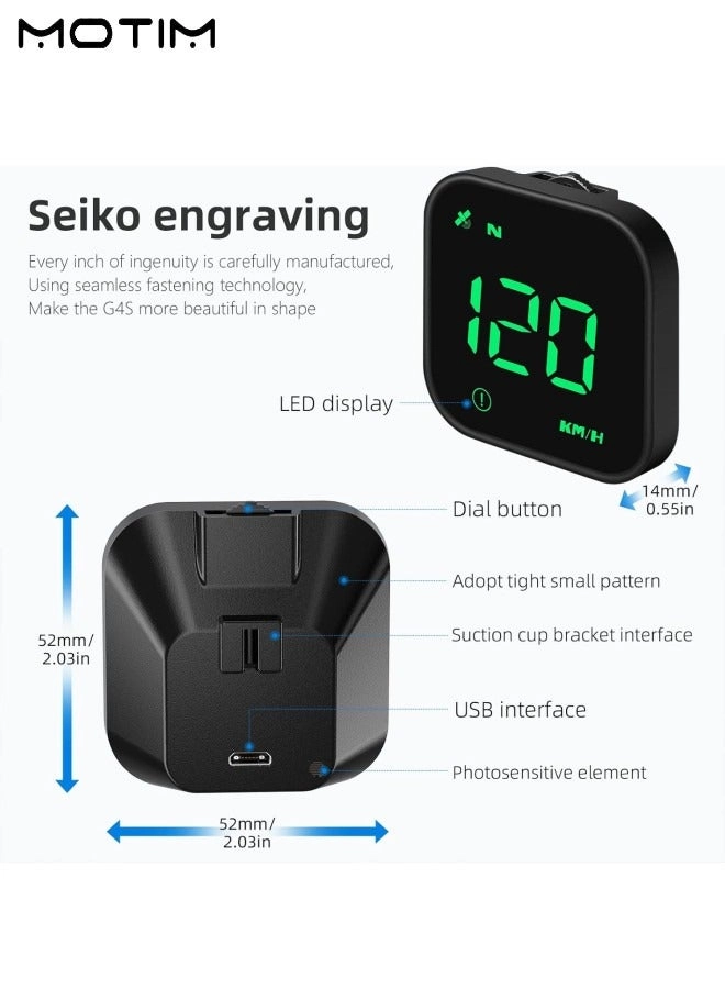 Head Up Display - High Definition Digital GPS Speedometer