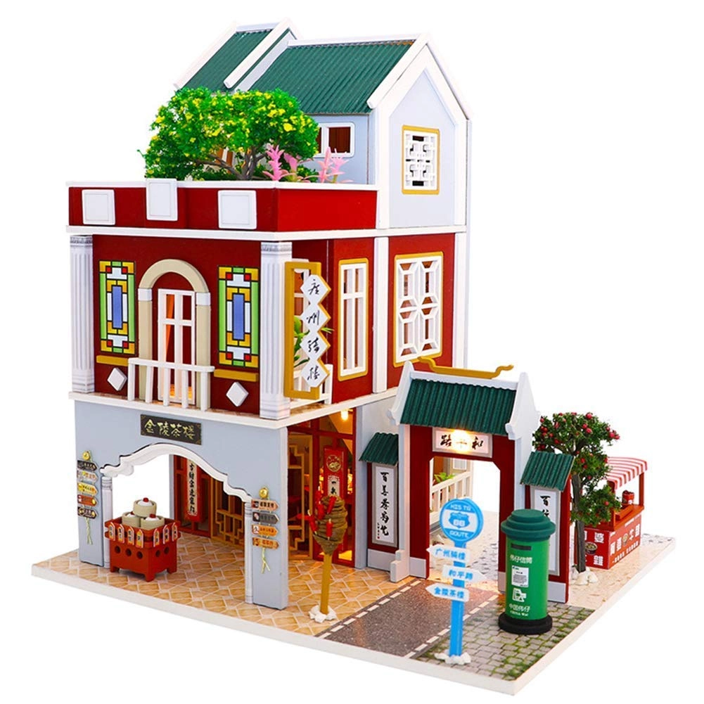 Dollhouse Miniature DIY House Kit - 1:24 Scale