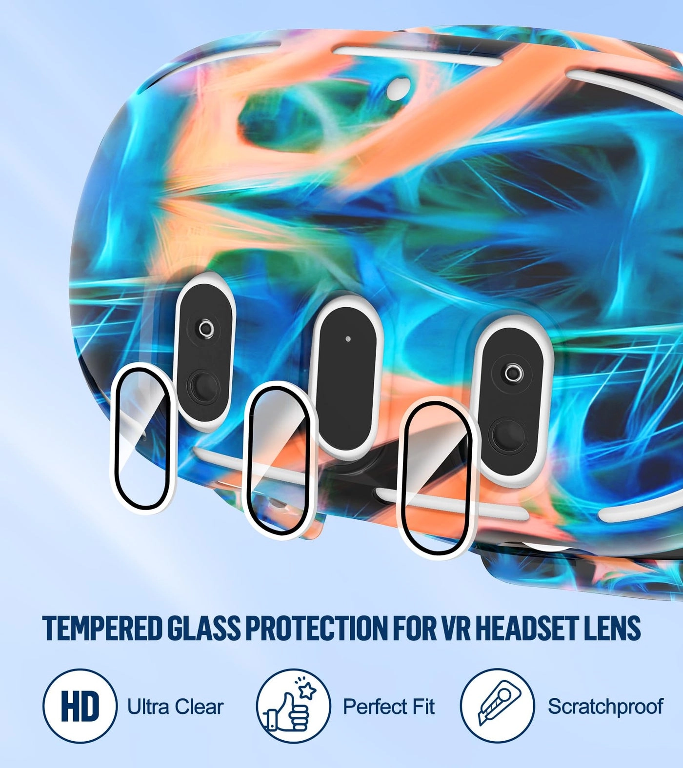 Silicone Cover Set - Compatible with Meta/Oculus Quest 3 Controller Grips