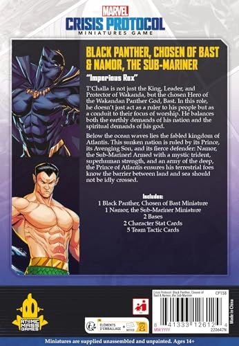 Marvel: Crisis Protocol: Black Panther, Chosen of Bast & Namor, the Sub-Mariner