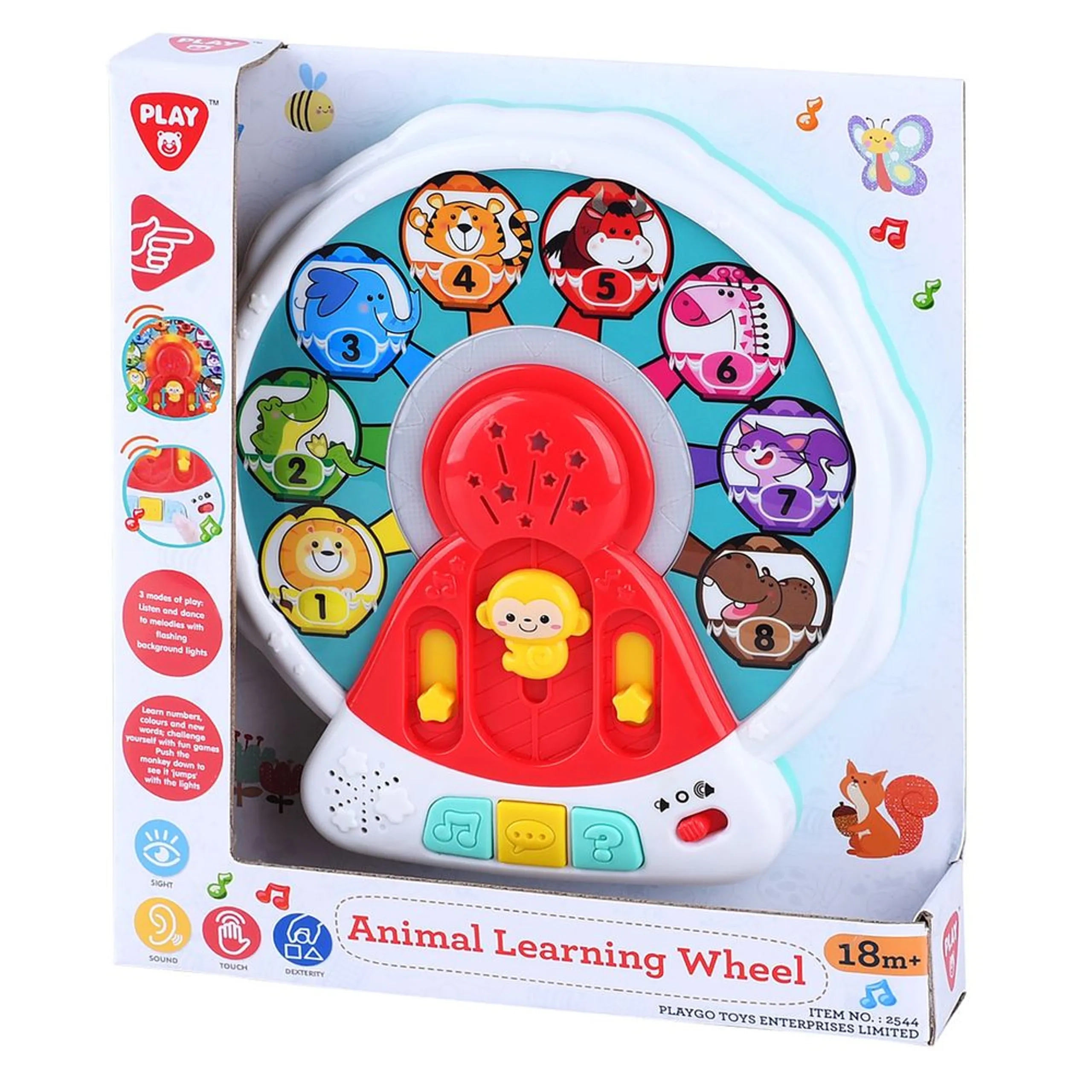 Play&Go Animal Learning Wheel - 2+ Years