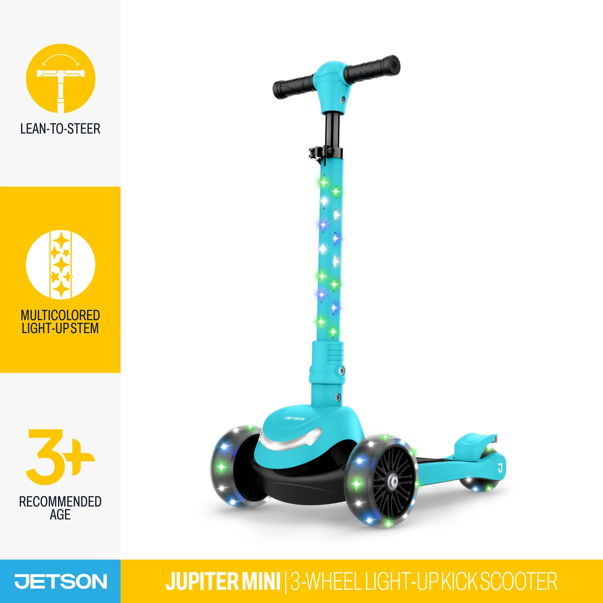 Jupiter Mini - 3-Wheel Foldable LED