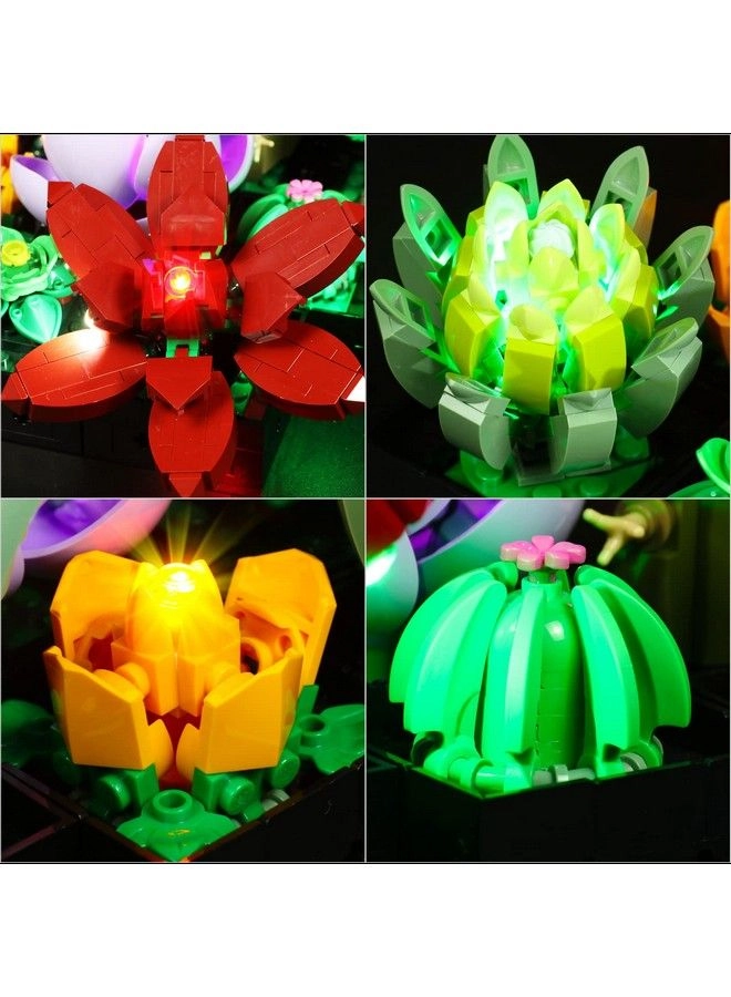 Led Light Set For Lego Succulents (10309) - Flowers