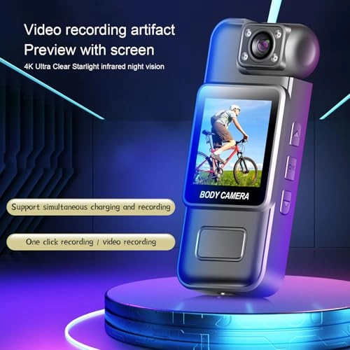 Body Video Recording Camera - 4K 128GB