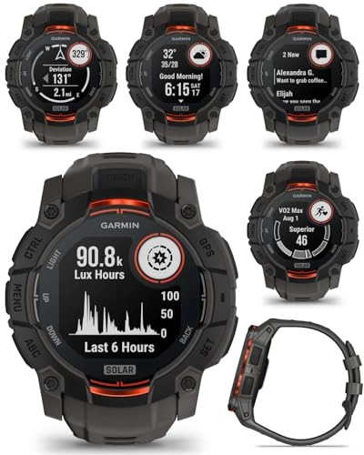 Instinct 3 Solar 50mm Fiber-reinforced polymer GPS + Power Bank