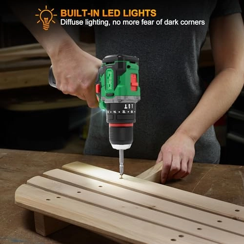 Cordless Drill Driver - 2 x 2.0Ah 16.8V