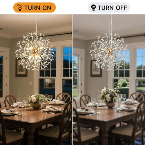 Dandelion Pendant Light - 8 x G9 45 cm