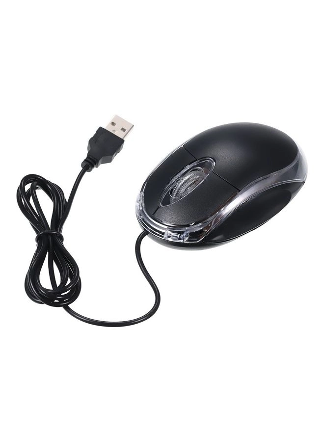 Mini Portable Optical Mouse - Wired