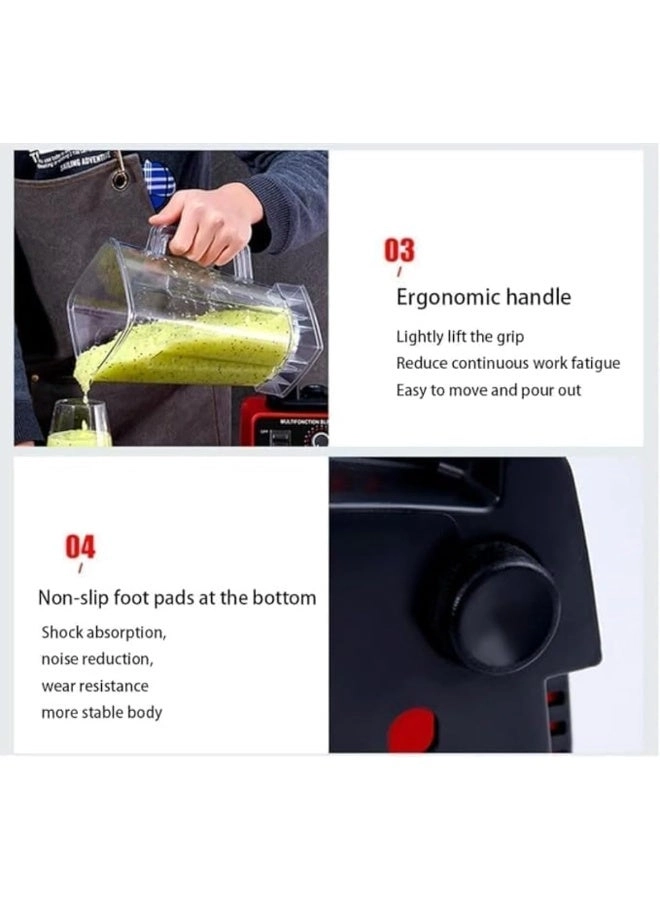 Multifunctional Heavy Duty Blender - 2 Jars Juicer Mixer Stainless Steel Blades