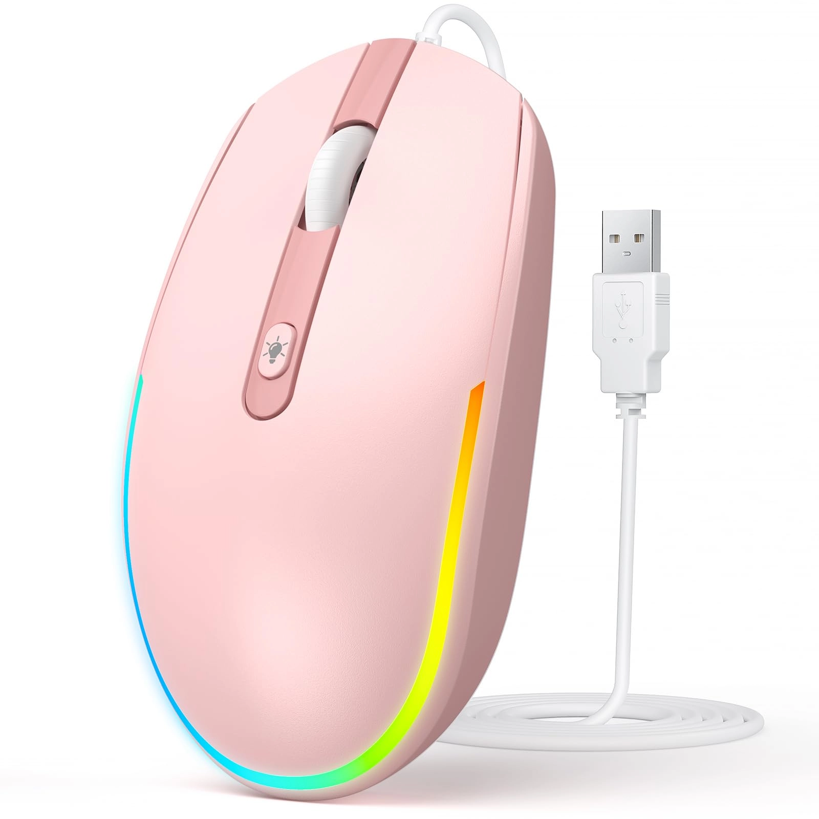 Wired LED RGB Backlit Mouse - USB