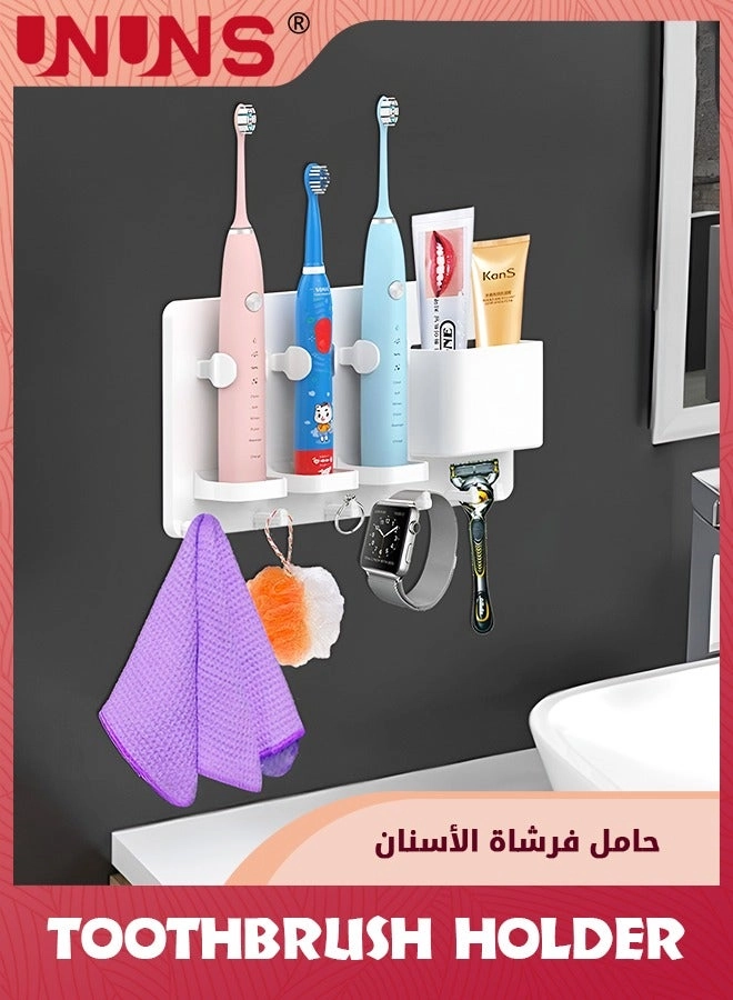 Toothbrush Holder - Wall Mounted 3 slots