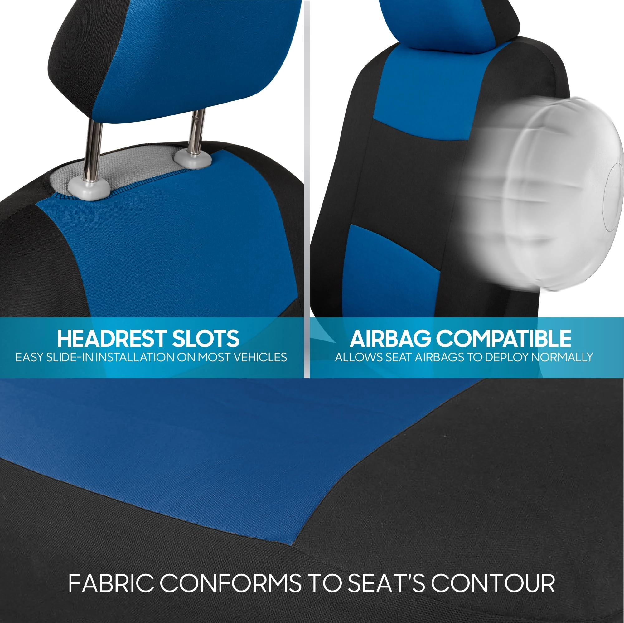 PolyPro Car Seat Covers - Solid Beige Universal Fit