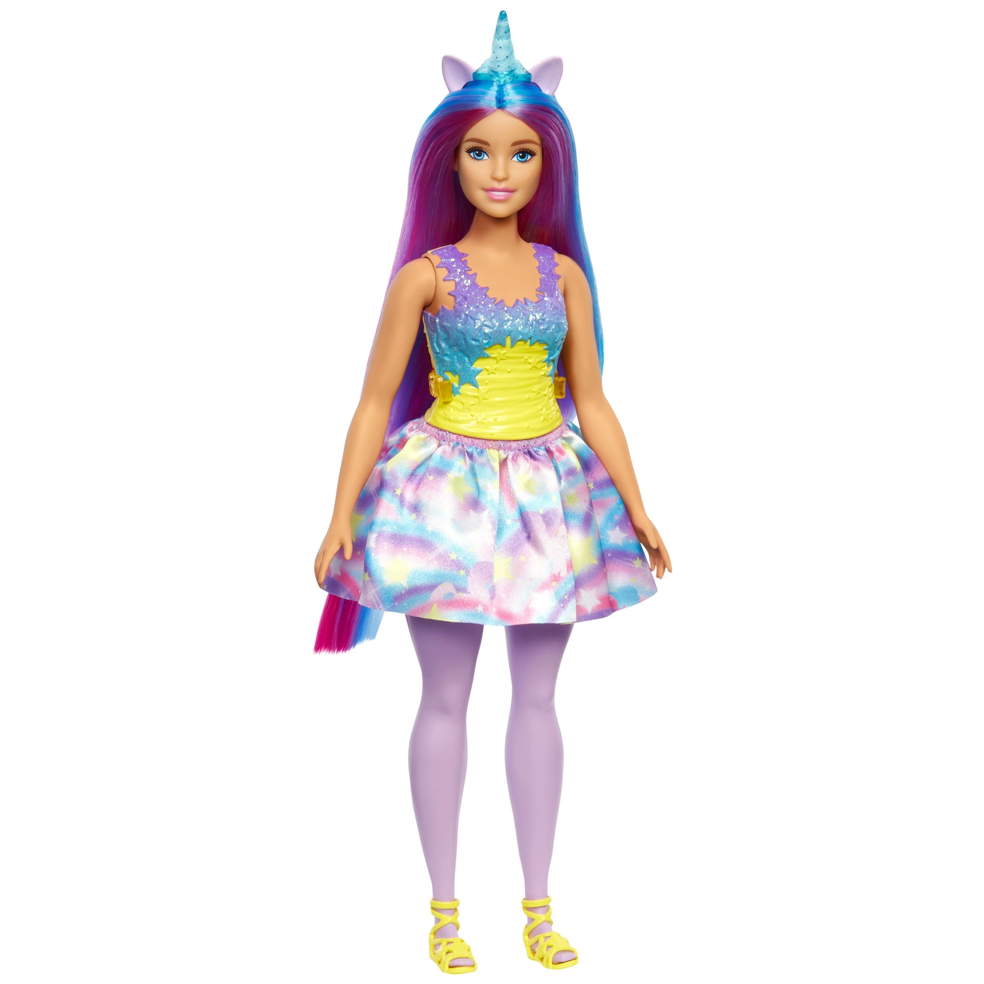 Barbie Dreamtopia Dress-Up Doll - 2-in-1 transformation 8 pieces Ages 36 month(s)+