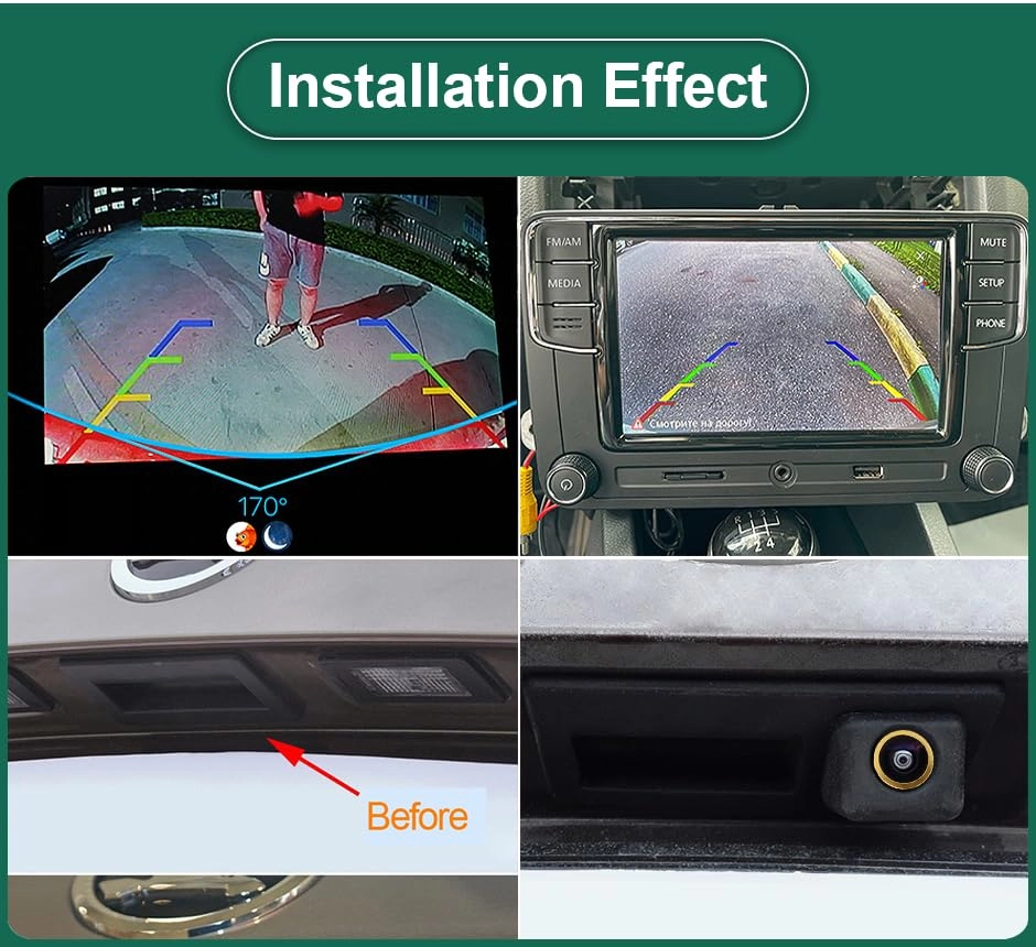 AHD 1080P Car Rear View Camera - RCA