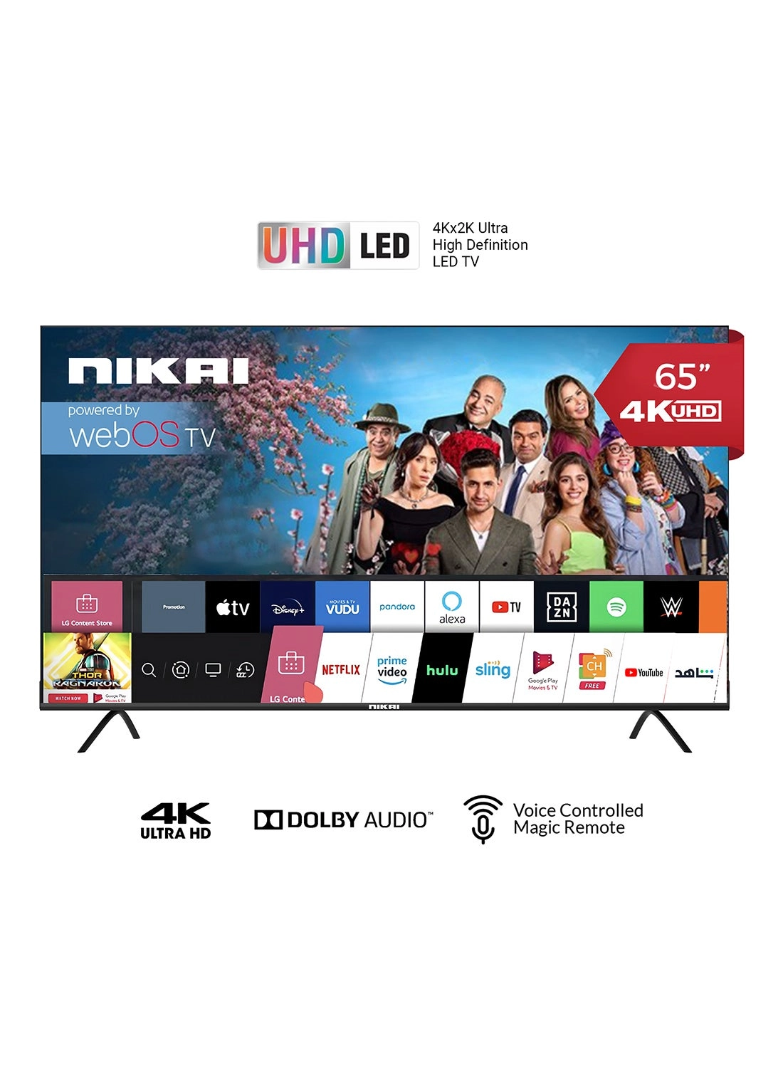 Nikai NIK65MEU4STN - 65 Inch