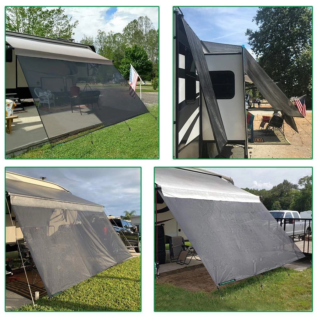 RV Awning Sun Shade Screen
