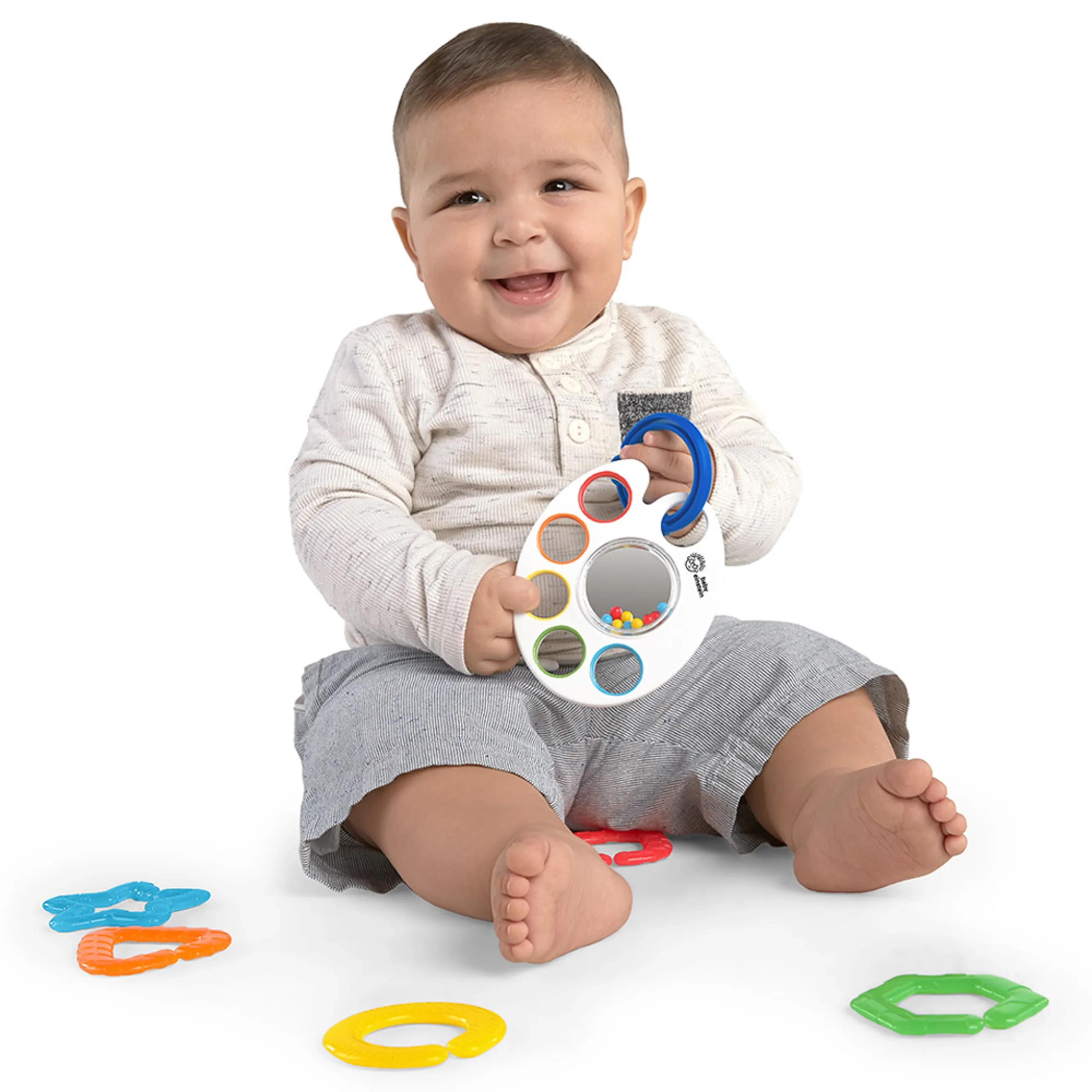 Color Learning Links Ring Toy - Suitable for 0 to 12 mo