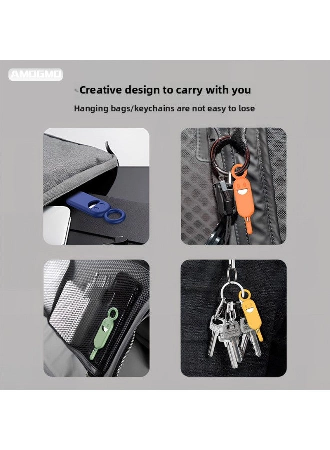 Anti-lost Card Pin Sleeve - Memory Sim Card Sleeve Portable Yellow