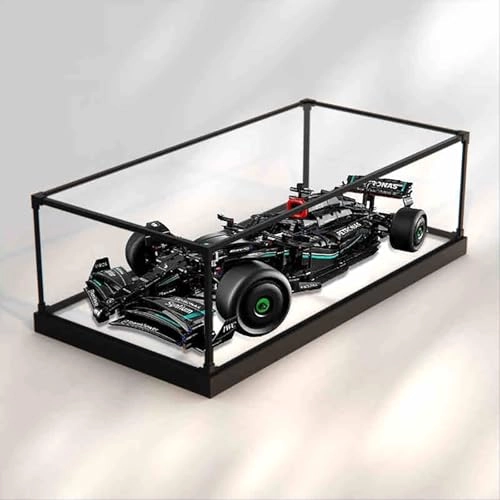 Acrylic Display Case - 70 x 30 x 20 cm White Base