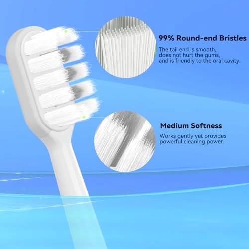 Toothbrush Heads - Compatible with Laifen 10 Pack