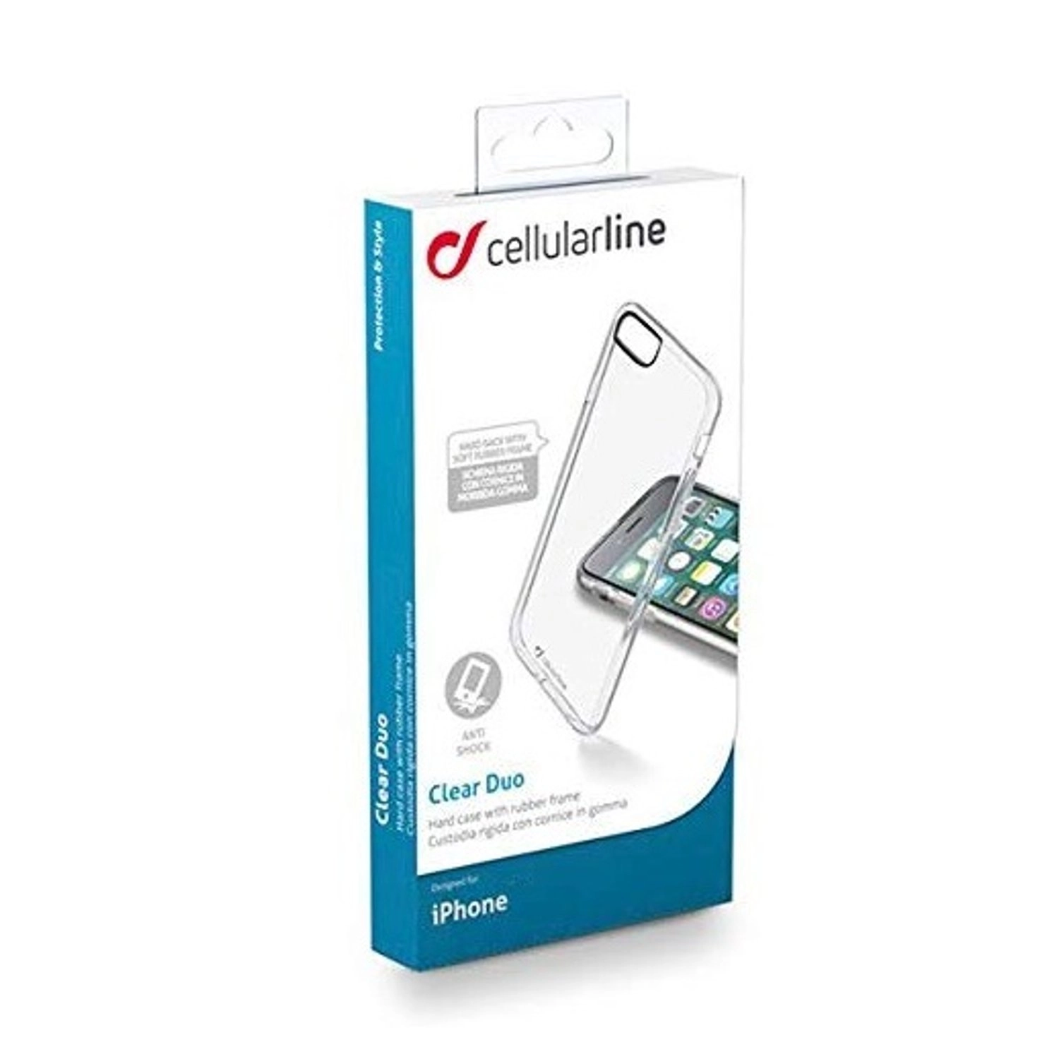 Clear Duo Back Cover for Iphone XR