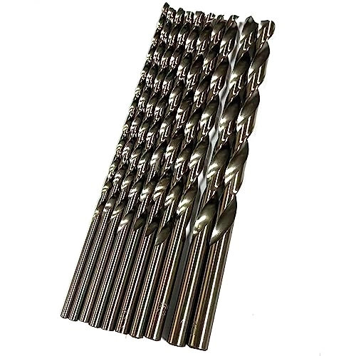 HSS Drill Bit - 10Pcs 4.2, 5.2, 5.5, 6.2, 6.8, 7.2, 7.5, 8.5, 9.5, 10.5 mm